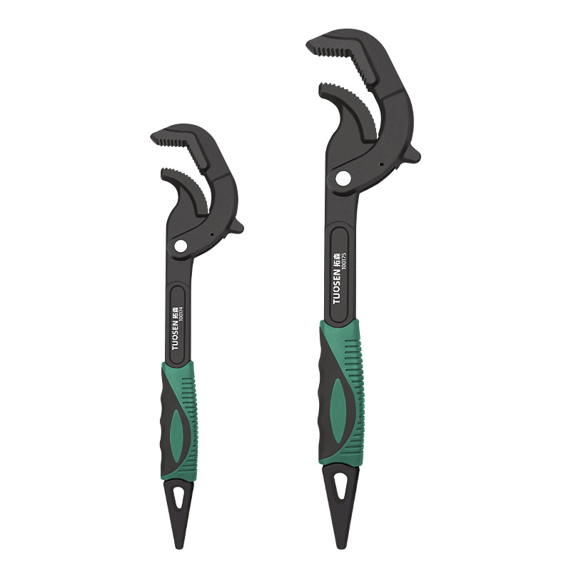 Tuosen Large opening bathroom wrench, multi-functional bathroom special wrench, quick pipe wrench, universal household pipe wrench Item Picture