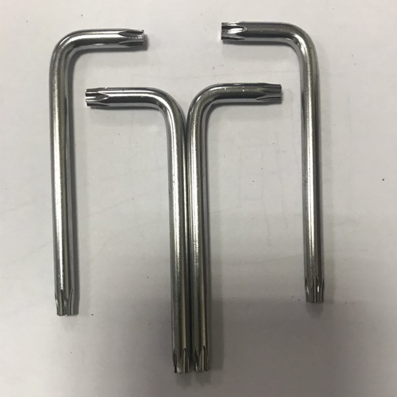 The manufacturer produces and sells medium and high carbon steel hardened and quenched L-shaped double-ended star-shaped wrenches with a diameter of T25*24*73*4.8 Application Scenario