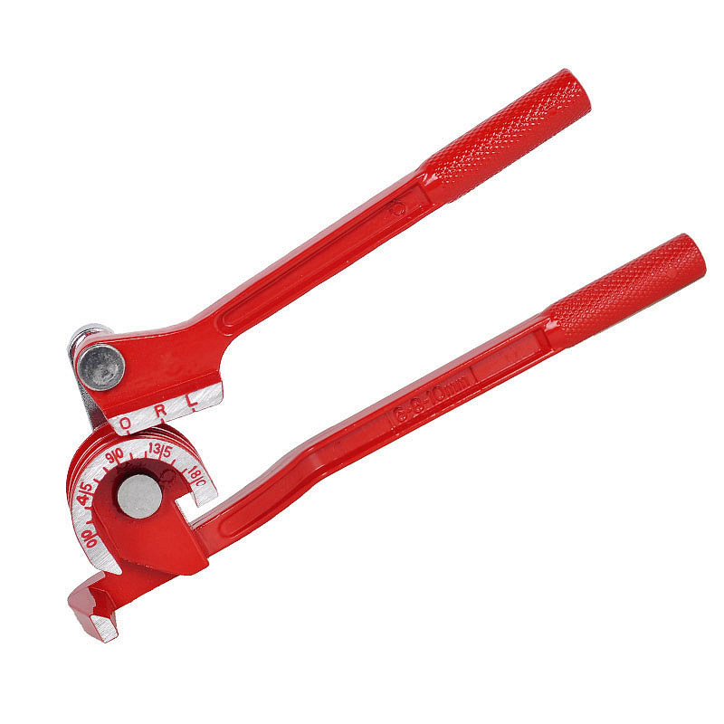 Metric and imperial three-in-one manual pipe bender 6/8/10mm three-slot copper pipe bender, air conditioning pipe bender Specification drawing