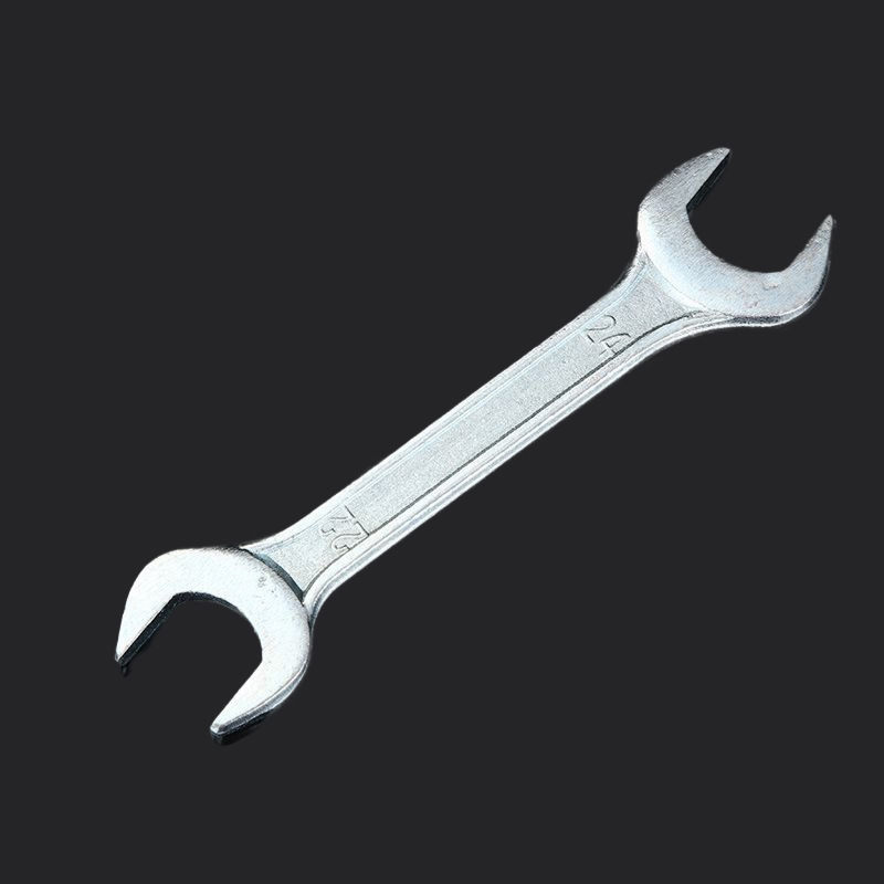 Wholesale of high-hardness open-end wrenches, galvanized forged wrenches, double-ended manual open-end wrenches and matching wrenches from manufacturers Specification drawing