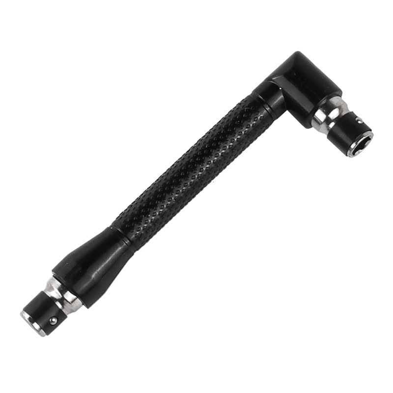 6.35 Mini double-ended socket wrench with 7-shaped L-rod for connecting rod and handle of air screwdriver/screwdriver/screwdriver head undefined