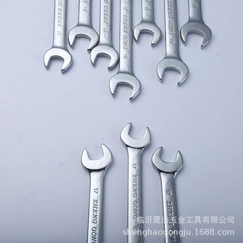 Factory wholesale dual-purpose wrenches, fork mouth quick ratchet box wrenches, Zhenggong brand mirror double-head open-end wrenches Application Scenario