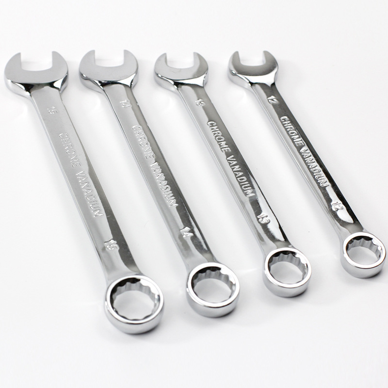 Jinlun Factory wholesals mirror surface dual-purpose wrenches, polishing flat ribbed plum blossom wrenches, 6-30 plum blossom opening dual-purpose wrenches Application Scenario