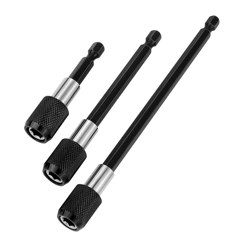 Hexagonal handle 6.35mm quick-release self-locking connecting rod extension rod, electric drill screwdriver quick transfer rod, batch head extension rod undefined