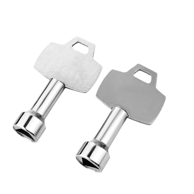 MS705 Rotating tongue lock triangular key wrench, elevator distribution cabinet lock, train lock, water meter valve internal triangular key Item Picture