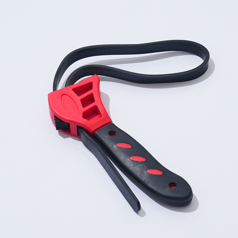 6-inch and 8-inch multi-functional belt wrench, adjustable bottle opener, auto repair rubber filter universal wrench details Picture