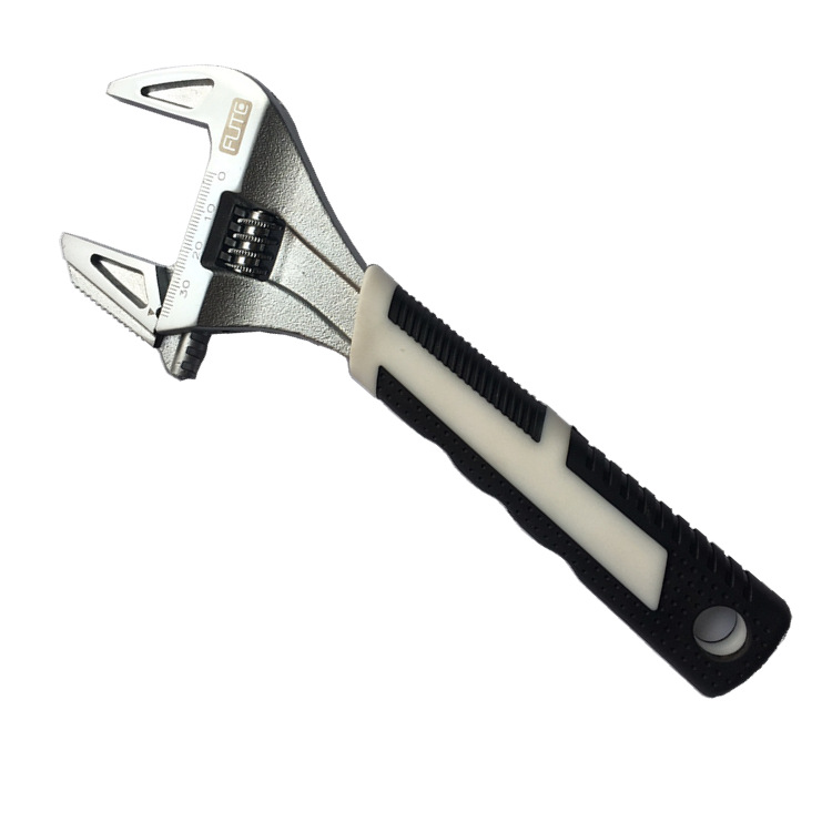 Fute dual-purpose pipe wrench, pipe clamp type flexible plate, large opening, short handle flexible plate, hand nut, pipe wrench Item Picture