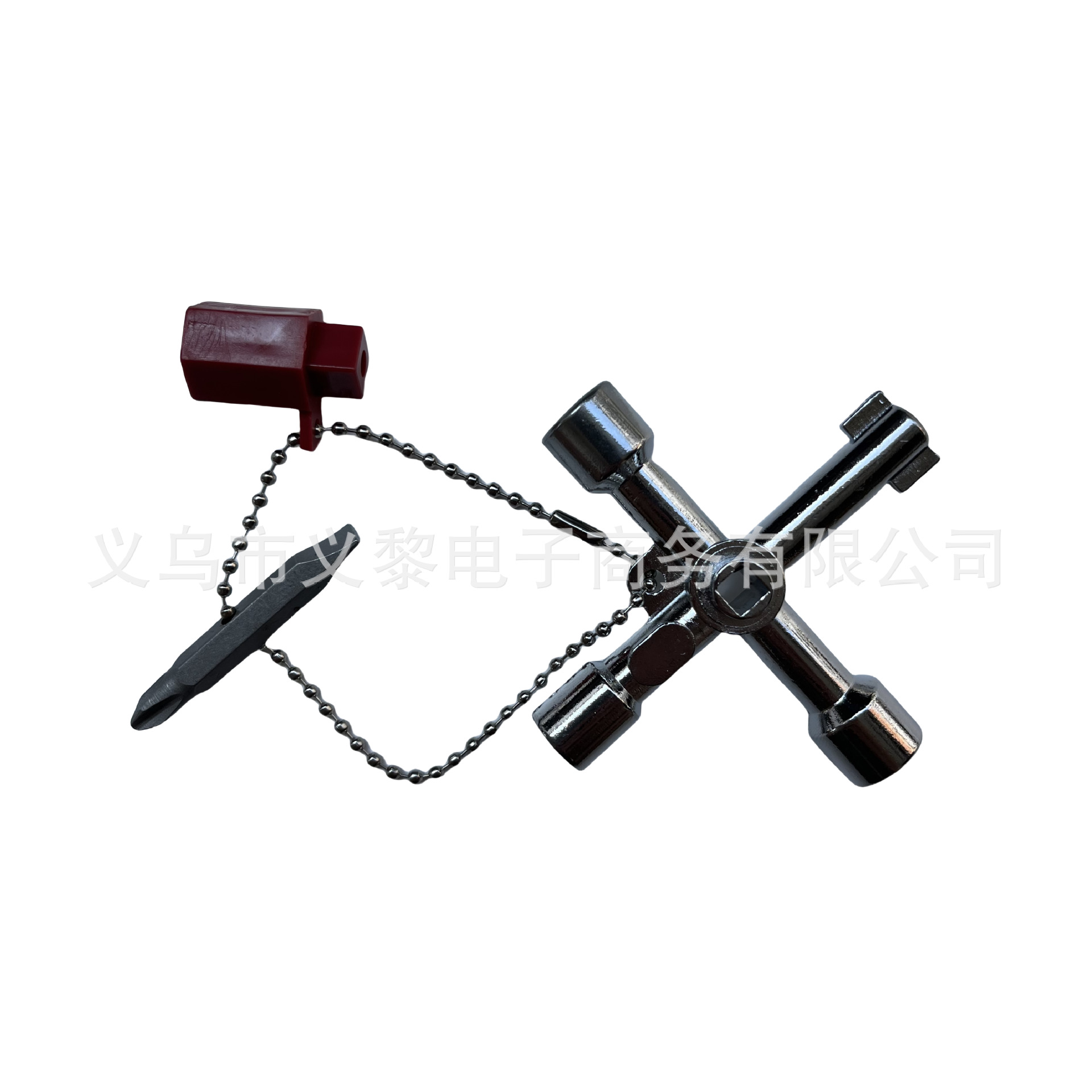 Electric control cabinet, trolley, elevator, cross key, wrench, water meter, valve key, internal triangular wrench, hardware tools, four-in-one undefined