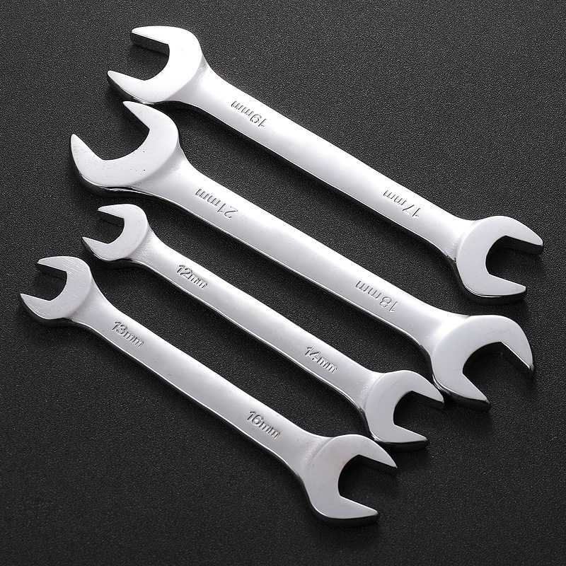 Factory wholesale double-ended open-end wrenches, mirror double-ended open-end wrenches, double-ended open-end wrenches, open-end wrenches, and hardware tools Application Scenario