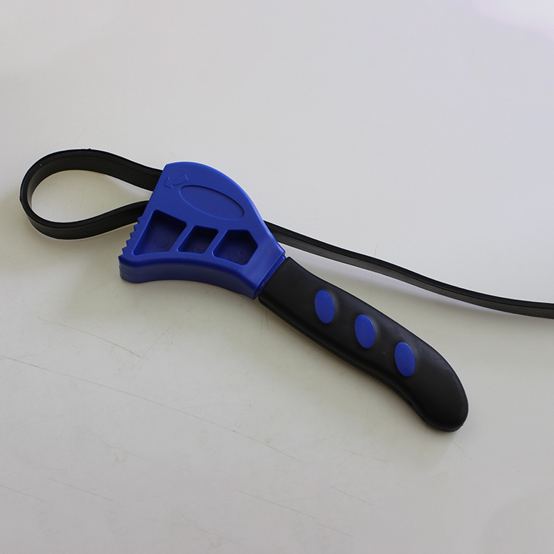 Multi-functional belt wrench, rubber belt wrench, adjustable auto repair filter, multi-purpose wrench, auto repair tool undefined