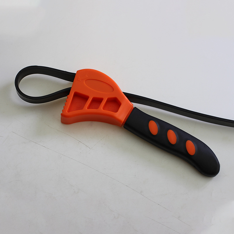 Multi-functional belt wrench, rubber belt wrench, adjustable auto repair filter, multi-purpose wrench, auto repair tool undefined