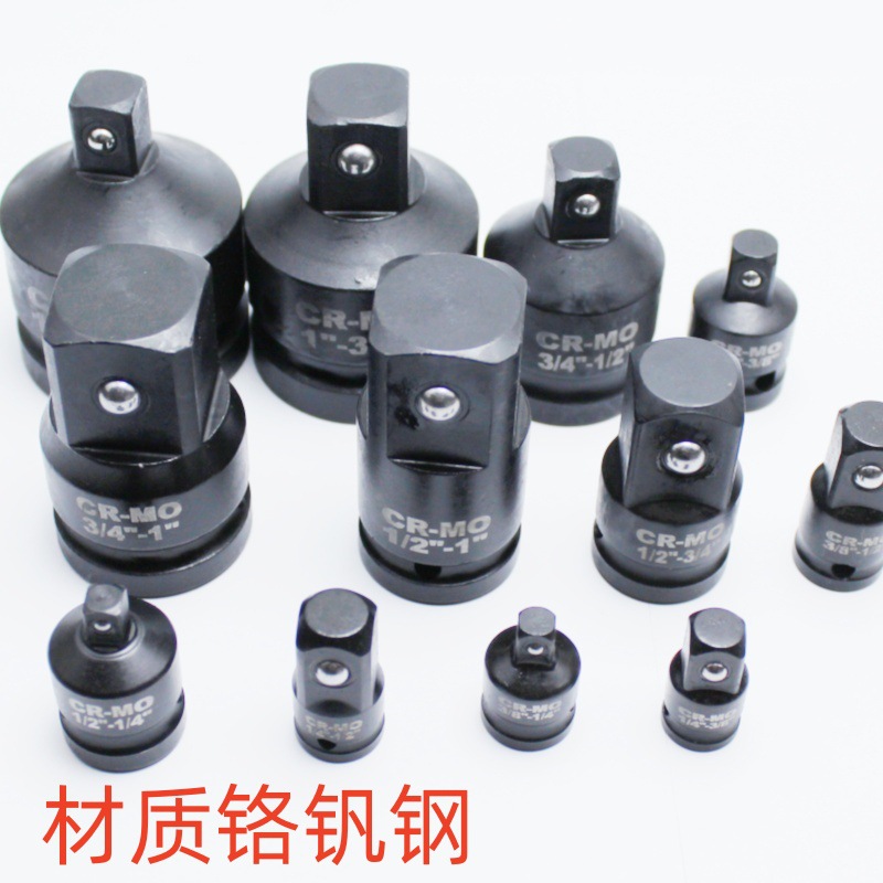 Sleeve joint, sleeve reducer and head, manual tool adapter, sleeve conversion head, sleeve conversion joint full figure