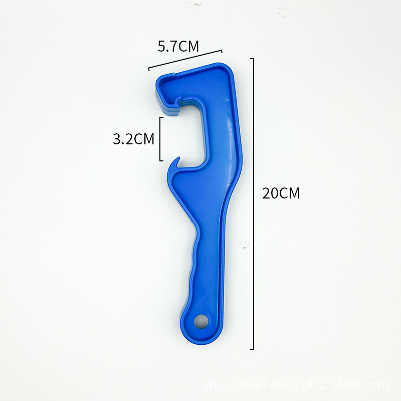 A magic tool for opening bucket LIDS: Plastic and oil drum lid opener, manual bucket opening and lid lifting device, engine oil plastic bucket opener, effortless undefined