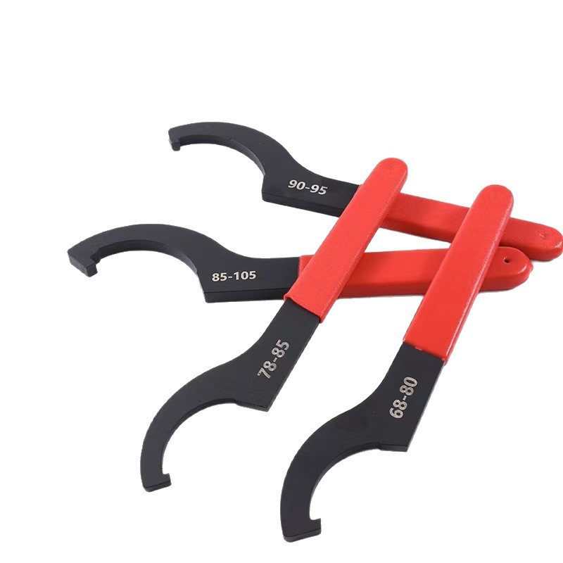 Crescent-shaped hook head hook-shaped forged semi-circular nut water meter cover hook shock absorber cylinder C-type disassembly 90 Item Picture