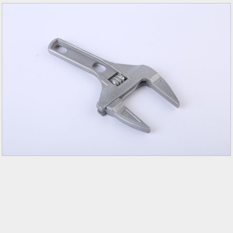 Factory wholesale of high-quality bathroom wrenches with 6-68mm large opening, short-handled aluminum alloy movable plumbing hardware tools Item Picture