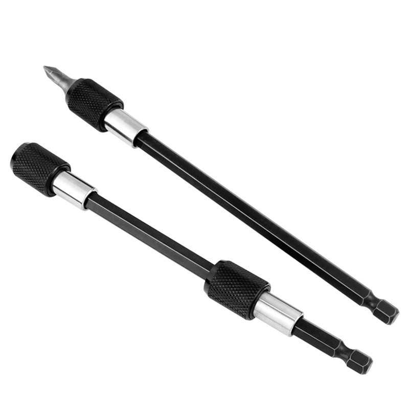 Hexagonal handle 6.35mm quick-release self-locking connecting rod extension rod, electric drill screwdriver quick transfer rod, batch head extension rod Item Picture