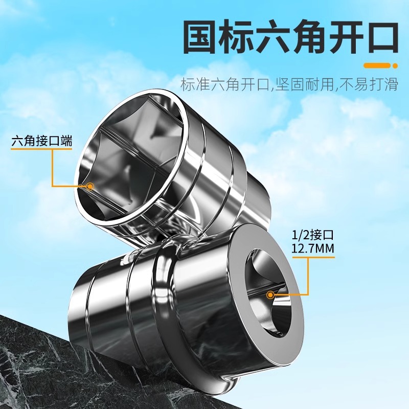Factory stock mirror sleeves 8-32 mirror short sleeve heads in multiple specifications manual household sleeve hardware tools Application Scenario