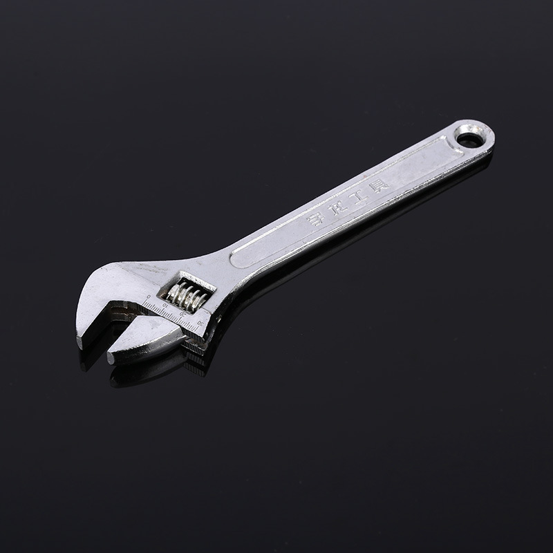 Factory direct sales of Yulong pure steel forged adjustable wrenches, 8-inch, 10-inch and 12-inch adjustable wrenches, universal adjustable wrenches Specification drawing