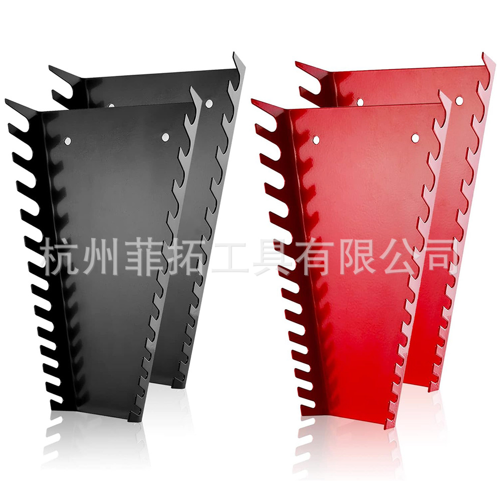 Auto repair wrench rack, hardware tool hanging rack, auto repair work desk hanging board accessories, magnetic triangular wrench full figure