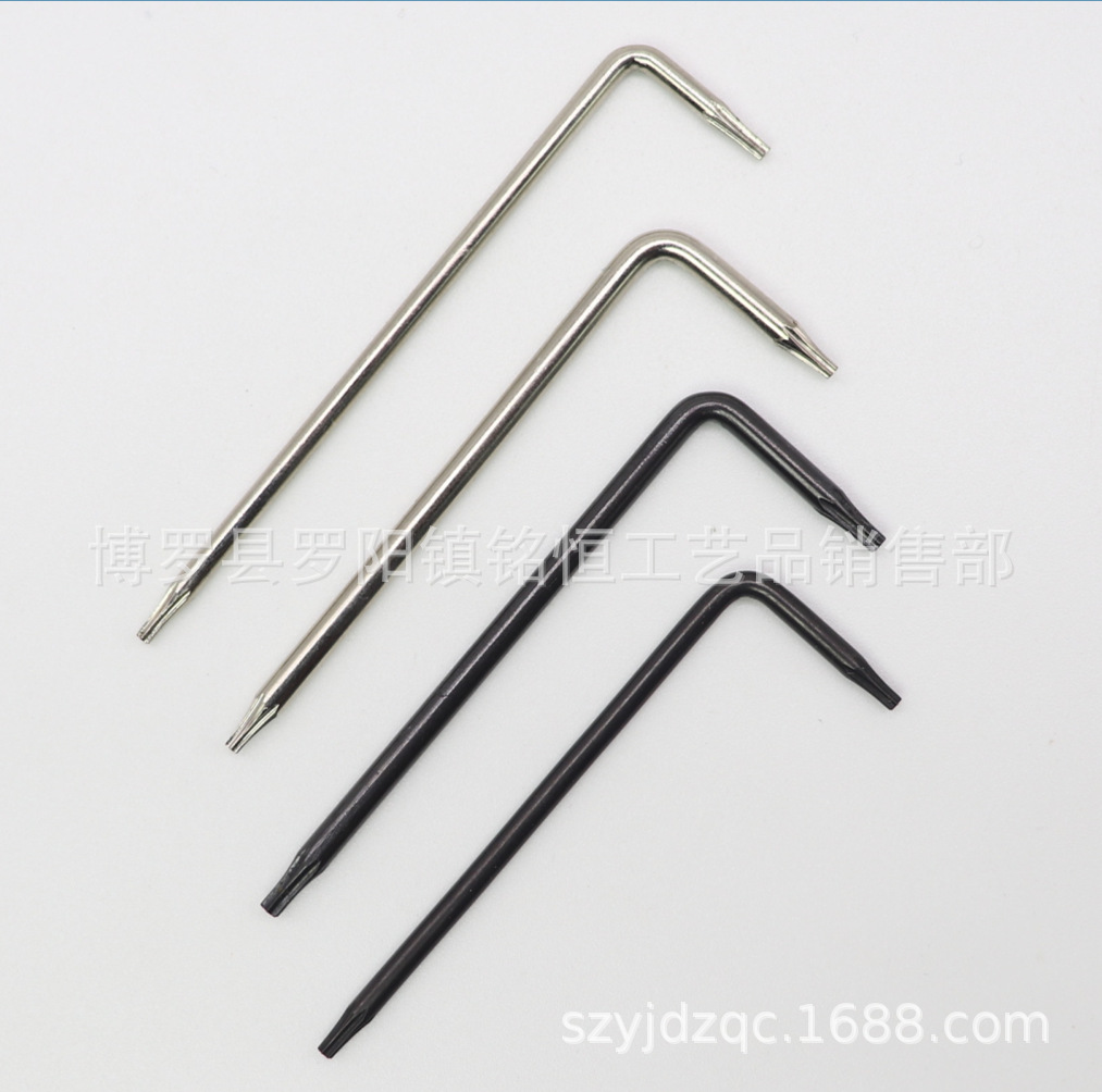 No hole clubs T3T4T5T6T7T8T9T10T15T20T25T30 hardened double L wrench with a screwdriver Item Picture