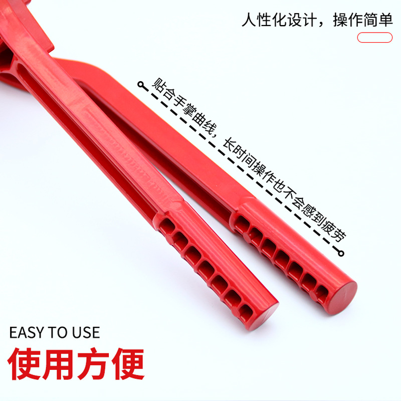 Manual pipe bender, three-slot pipe bender, air conditioning copper and aluminum pipe manual spring pipe bender, metric pipe bender Specification drawing