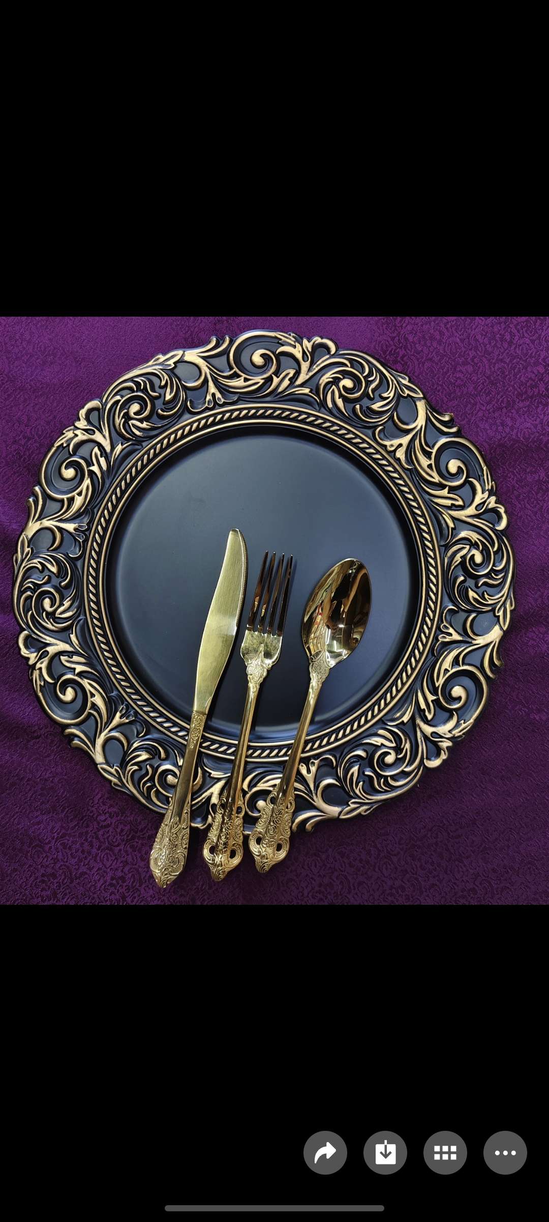 日用百货酒店用品塑料盘子婚庆盘子圣诞盘子 用品多功能家居必备详情图3