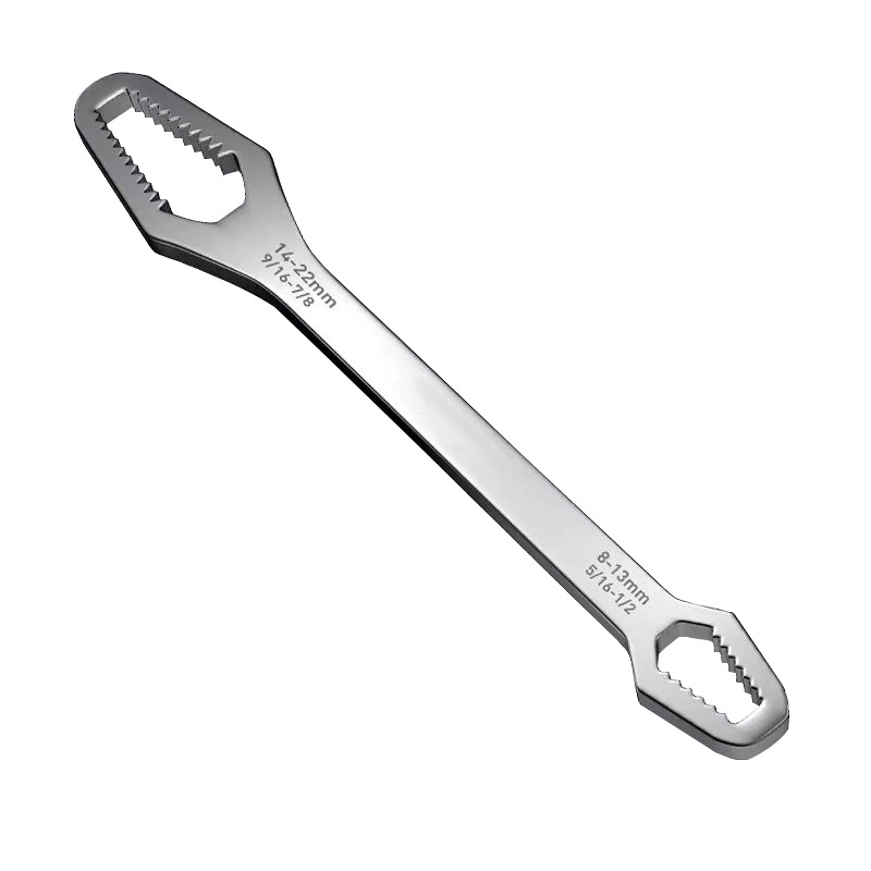Multi-functional self-tightening box wrench, universal double-head self-tightening wrench 8-22 adjustable wrench, universal glasses box wrench Item Picture