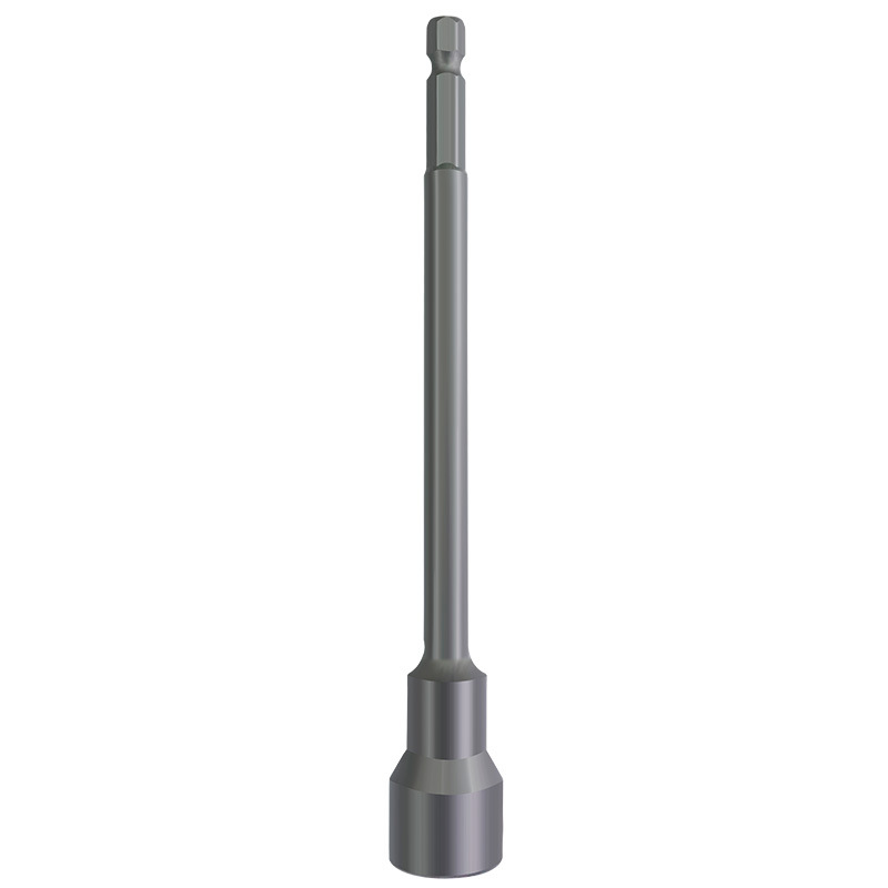 150mm extended strong magnetic wind wrench sleeve, pneumatic magnetic sleeve, hexagonal handle, external hexagonal wrench head, electric sleeve head details Picture