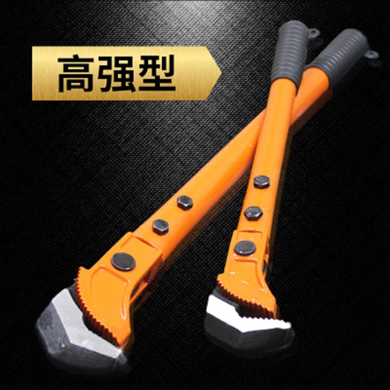 Steel bar wrench, threaded wire, manual quick pipe fitter, universal full figure