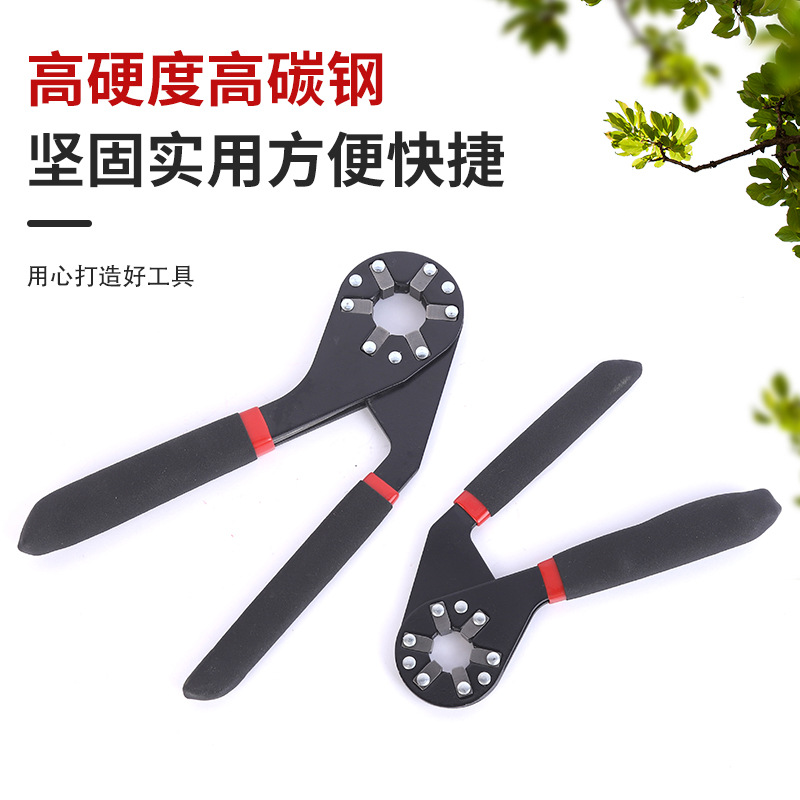 Factory wholesale of hexagon socket wrenches, hexagon multi-functional adjustable wrenches, adjustable wrenches, torque magic wrenches details Picture