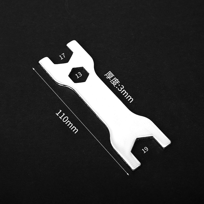 Multi-functional stamping open-end wrench, round and square welded cross screwdriver, stamping wrench manufacturer direct supply undefined