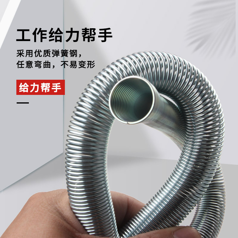 5-piece set of air conditioning copper pipe benders, external manual elastic spring small benders, PVC water and electricity tools Specification drawing
