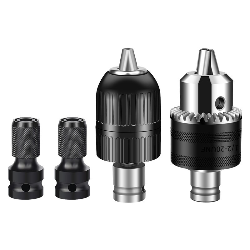 Electric wrench joint, telescopic spring sleeve, air cannon conversion head, air wrench sleeve, hexagon socket 1/2 to 1/4 drill chuck Item Picture