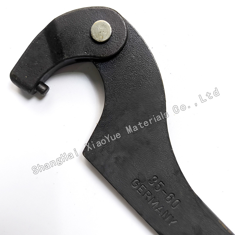 German original imported adjustable hook wrench with circular pin 22/2.5mm -35/60mm Item Picture