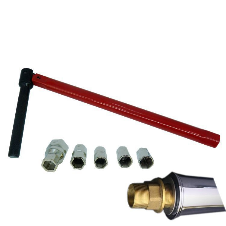 Kehong Factory socket wrench Faucet wrench set 8-13mm Plumber manual tool Faucet repair Specification drawing