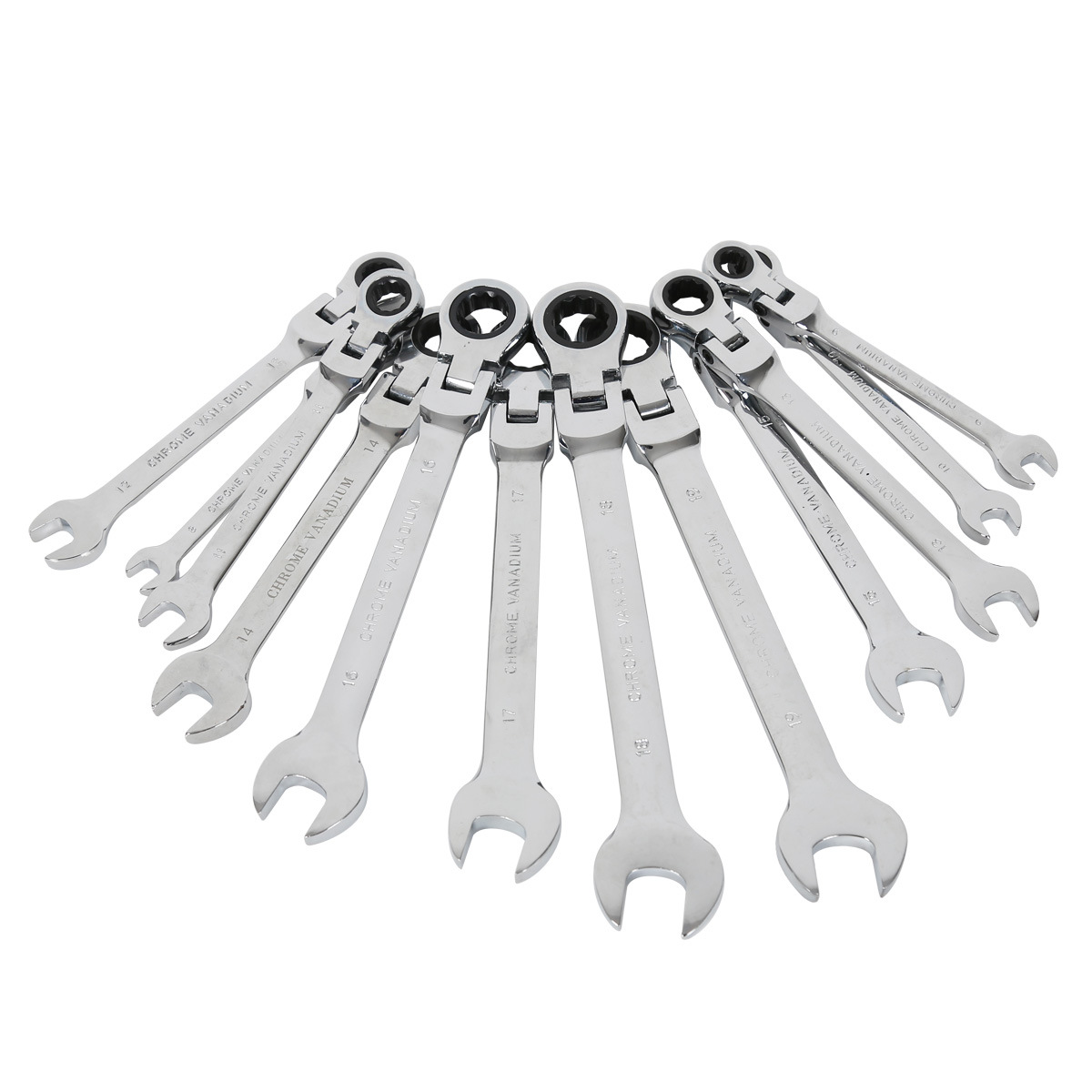 Wholesale double-ended box open-end wrenches, dual-purpose quick ratchet wrench sets, household auto repair machine repair tools Application Scenario
