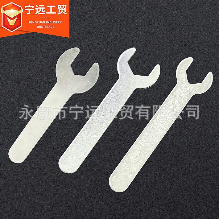 Simple open-end wrench, disposable single-head iron sheet stamping thin type open-end wrench, hardware manufacturer wholesale tools details Picture