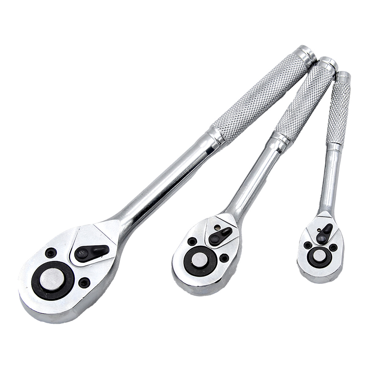 New socket ratchet wrench 1/2, Dafei 3/8, Zhongfei 1/4 quick wrench, auto repair tool 3pc set Specification drawing