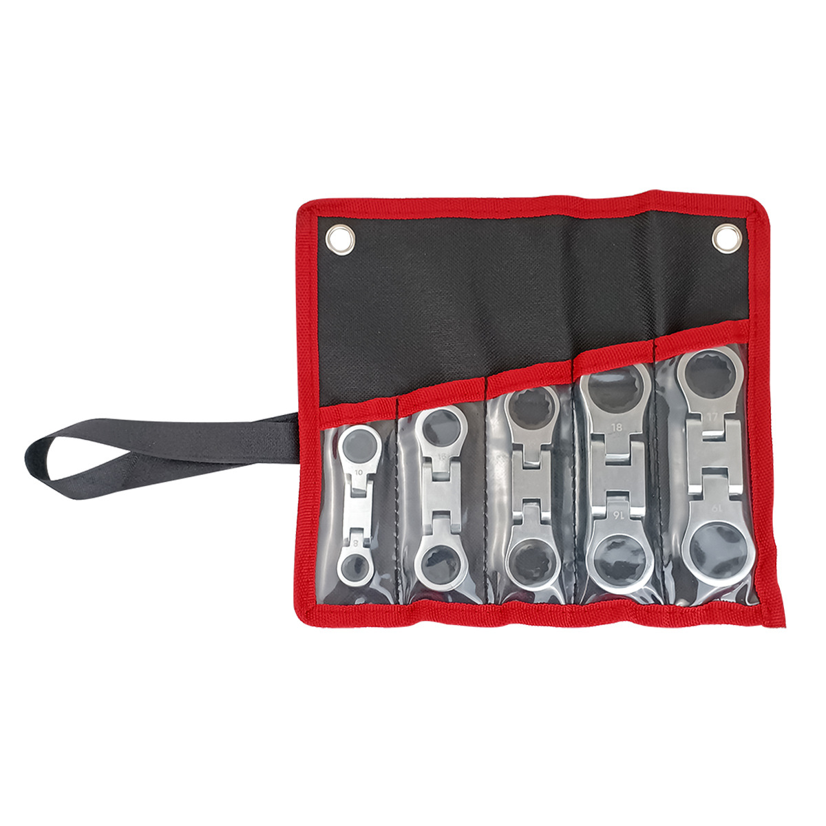 The 5pcs mini double-head ratchet wrench and mini auto repair wrench are portable, easy to use and durable Item Picture