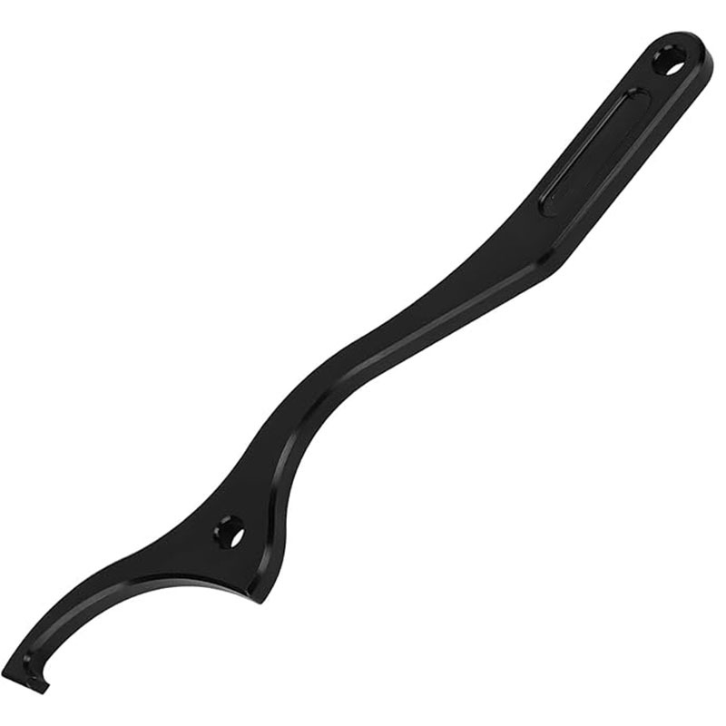 WP shock-absorbing disassembly wrench installation tool for off-road motorcycle shock absorbers black hook-shaped wrench black undefined