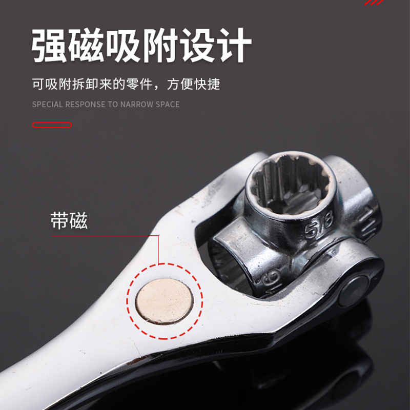 Factory wholesale 8-in-one multi-functional wrenches, 52-in-one and 48-in-one wrenches, double-head bidirectional rotating wrenches Application Scenario