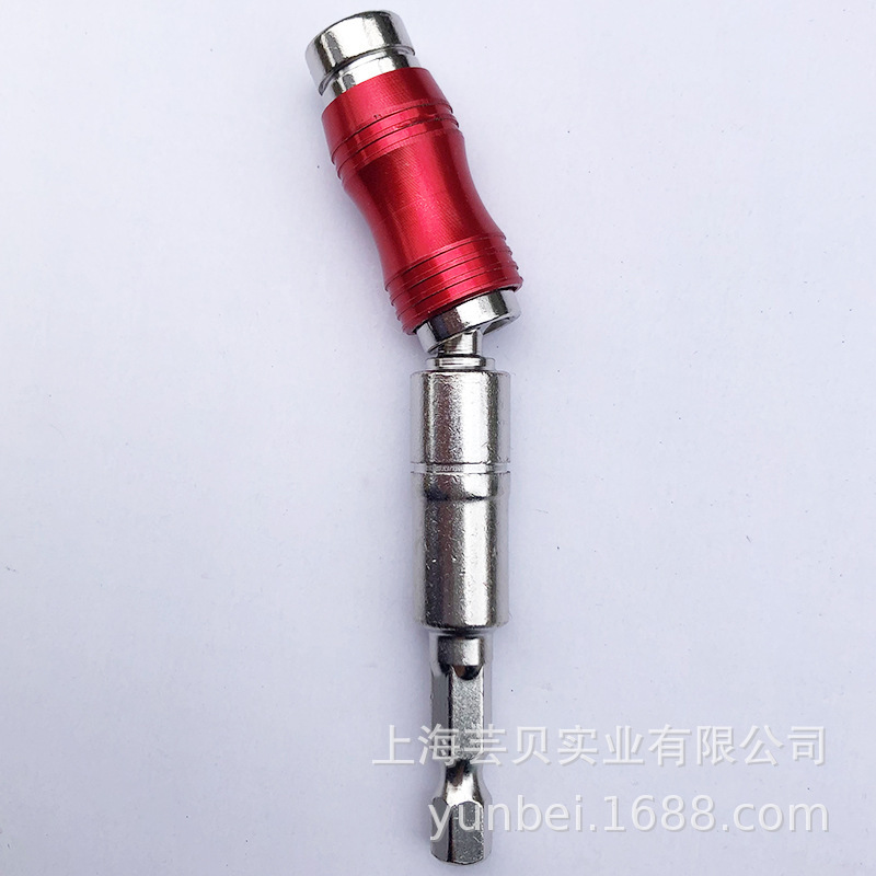 1/4" multi-angle directional extension rod magnetic electric screwdriver, hexagonal handle, 6.35mm screwdriver quick-release undefined