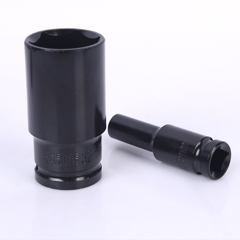 12.5-port extended electric socket, pneumatic socket, wind-driven socket, black electric wrench, small wind cannon, 78mm Specification drawing