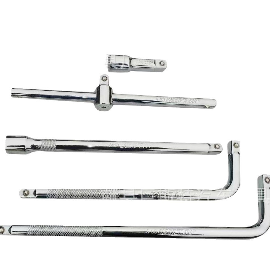 Factory wholesale L-shaped elbow rod socket connection rod 1/2 3/8 extension rod socket wrench chrome vanadium steel Allen Item Picture