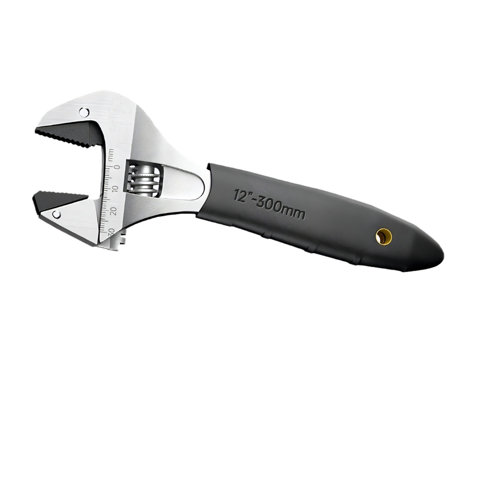 The ratchet adjustable wrench, a multi-functional large-opening bathroom wrench with a labor-saving handle, is a cross-border best-selling portable device Item Picture