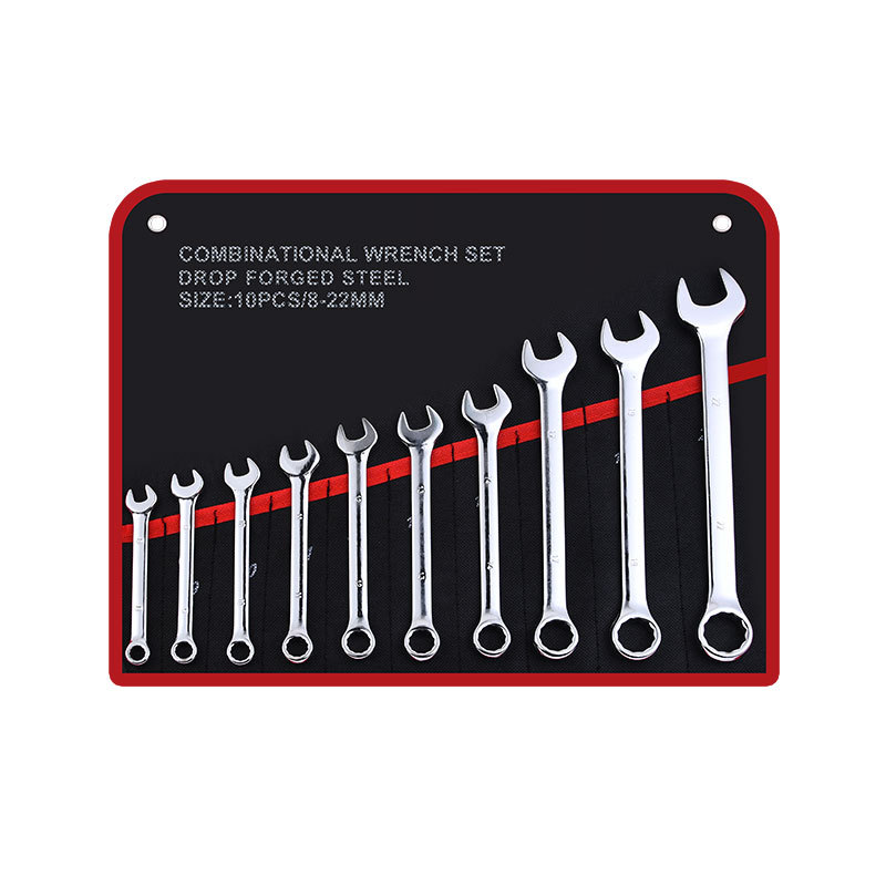 Factory wholesale mirror dual-purpose wrench sets, complete sets of ratchet open-end wrenches, manual hardware tools, and car repair tools undefined