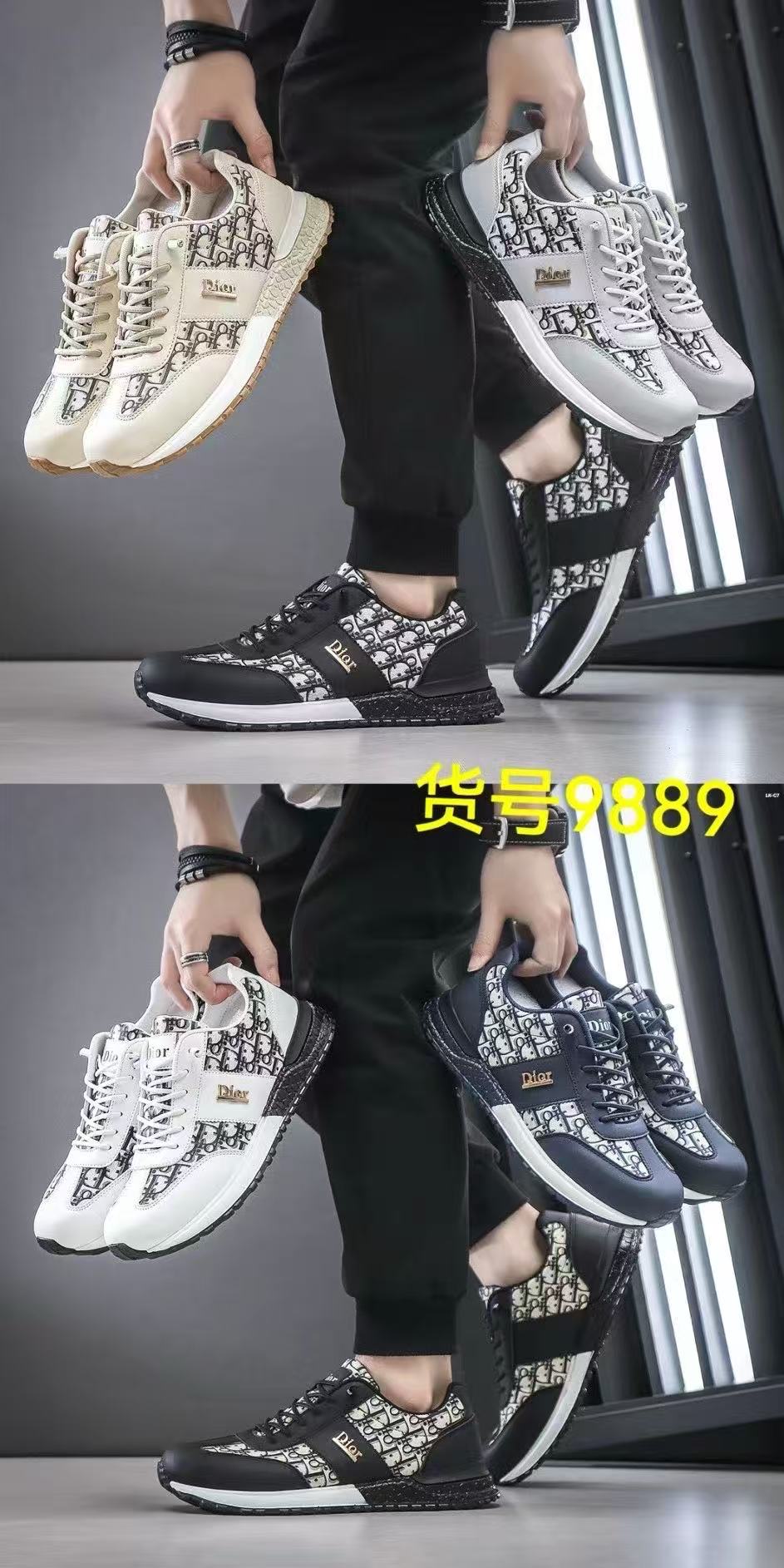 新款透气休闲鞋男轻便运动鞋舒适百搭跑步鞋详情6