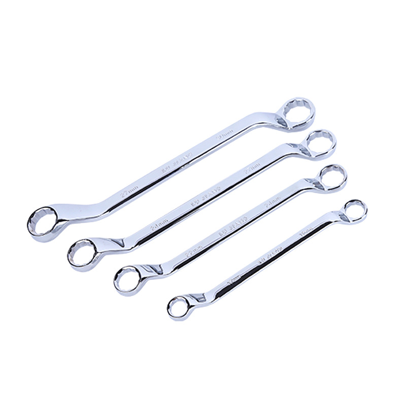 Double-ended box wrench, multi-functional mirror double-ended wrench, chrome-vanadium steel household hardware auto repair wrench set wholesale Item Picture
