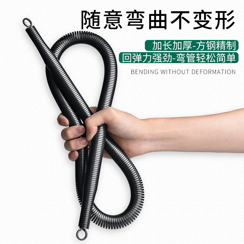 Manual extension of 1.5-meter pipe bender, 5-bend spring electrical pvc pipe threading, 3-inch, 4-inch, 6-inch spring copper pipe bender Specification drawing