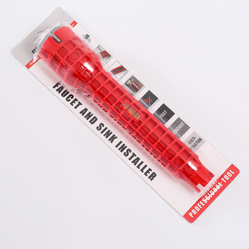 Multi-functional water pipe, bathroom wrench, plumbing installation tool, household water pipe, faucet, Angle valve, sink repair and disassembly Application Scenario